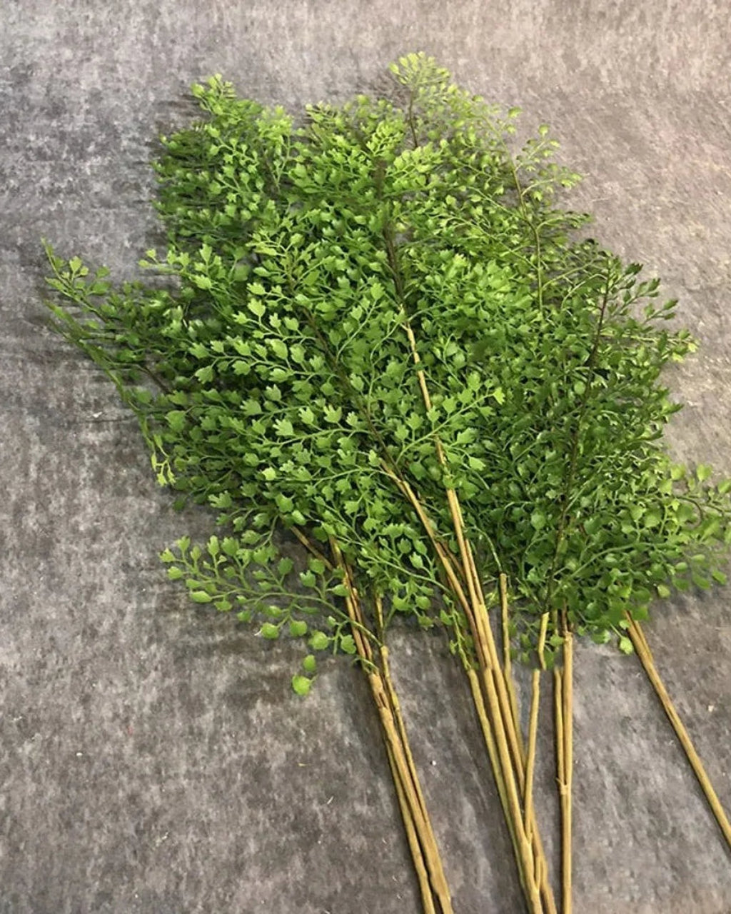 Artificial maidenhair fern branches, upright