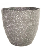 Stone, stone effect plant pot, empty