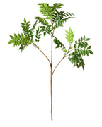Feather leaf, 3 stems, 47.2 in, artificial tree branch