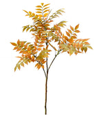 Autumn leaf, 3 stems, 47.2 in, artificial tree branch