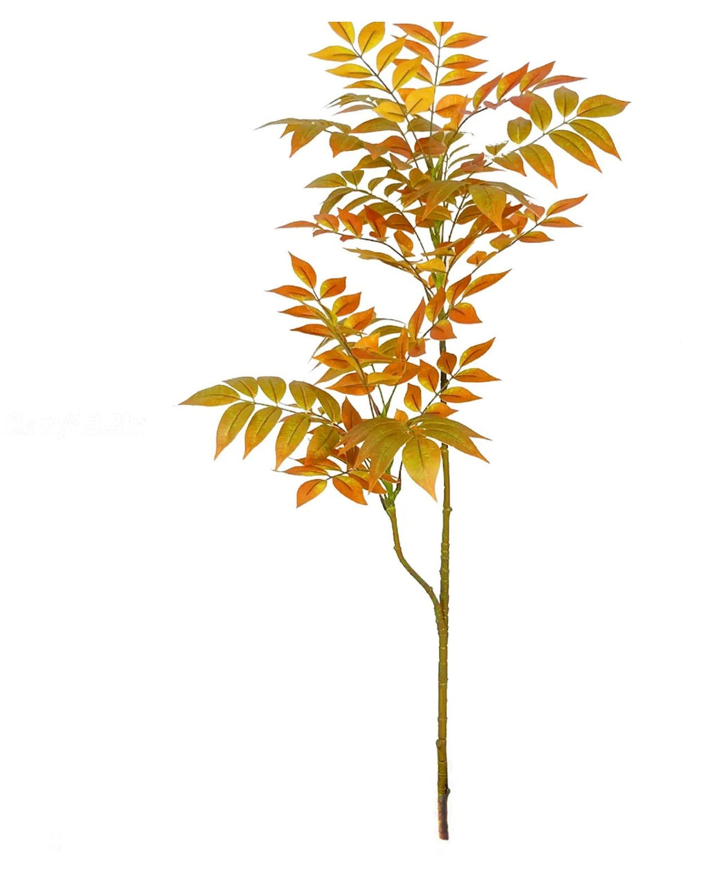 Autumn leaf, 2 stems, 43.3 in, artificial tree branch