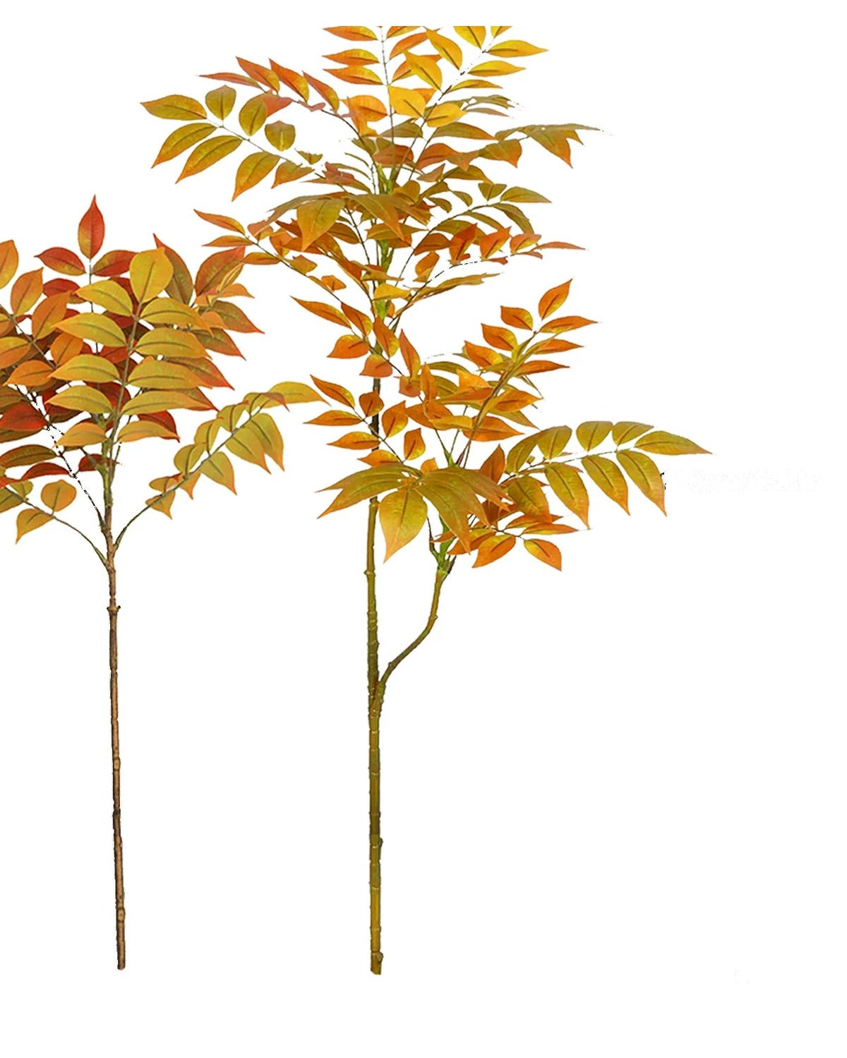 Autumn leaf, set of 2, 43.3 in, artificial tree branch