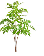 Feather leaf, set of 2, 36.2 and 43.3 in, artificial tree branch