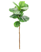 Fiddle leaf, 1 stem, 33.9 in, artificial tree branch