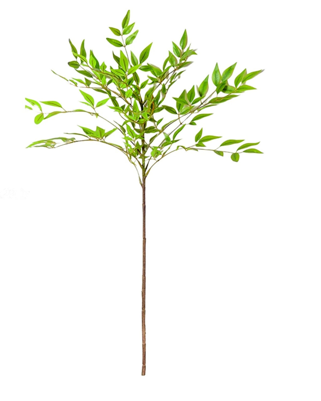 Fine leaf, 1 stem, 36.2 in, artificial tree branch