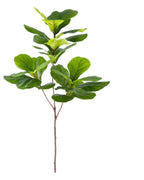Fiddle leaf, 3 stems, 53.1 in, artificial tree branch